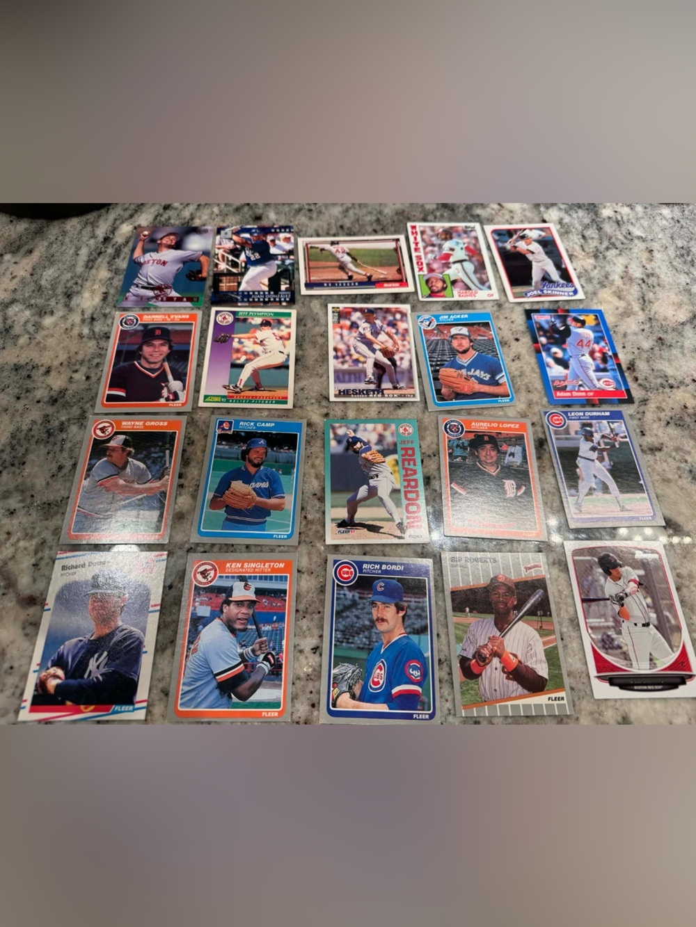 20 Baseball Cards
BB1